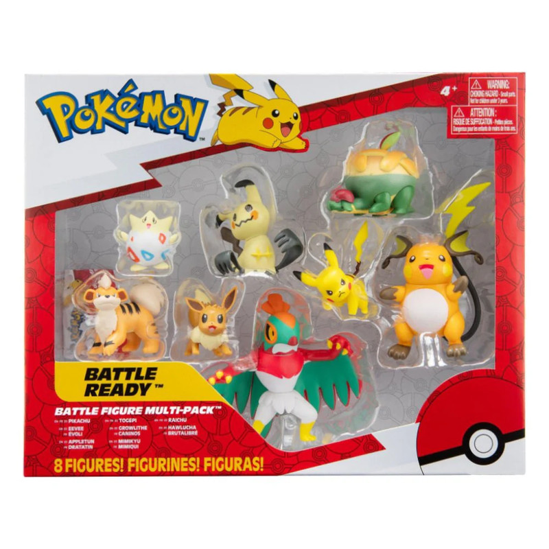 Pokemon Battle Multi 8 Pack Figures - مجسم